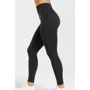 NWT GYMSHARK EVERYDAY SEAMLESS LEGGINGS Black SIZE XS